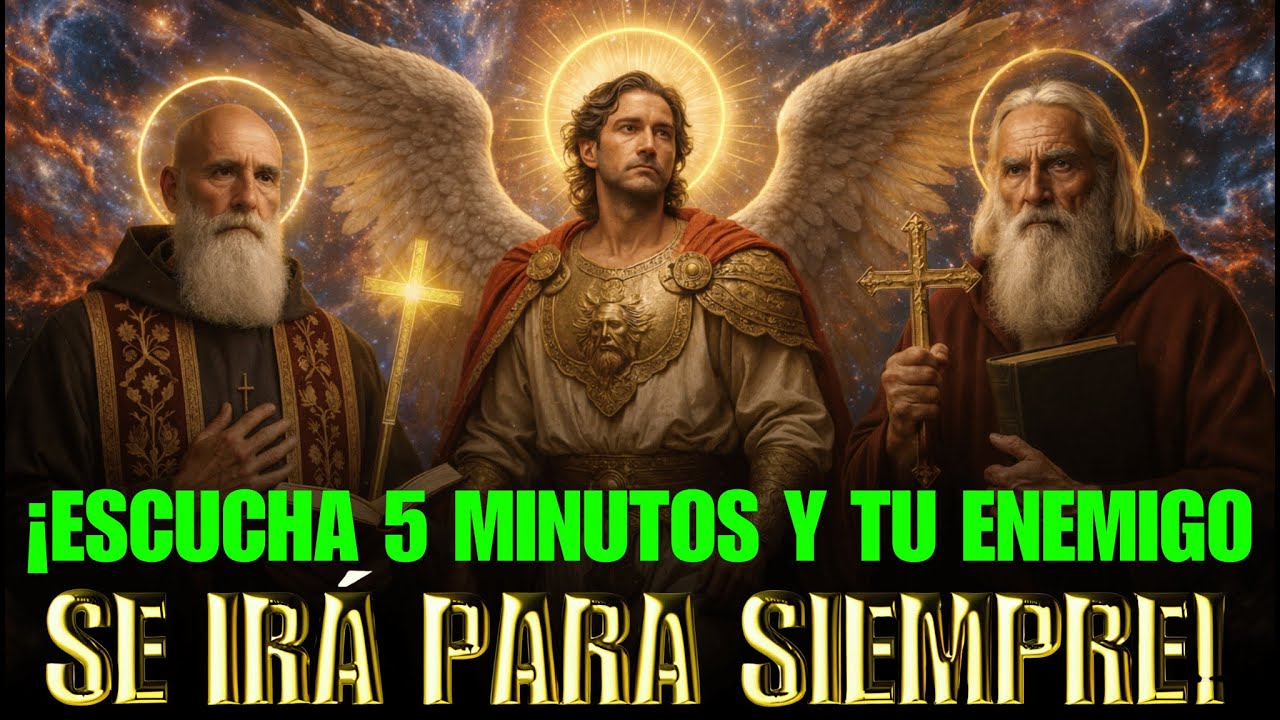 ORACIÓN MILENARIA DE SAN BENITO, MIGUEL Y CIPRIANO PARA CORTAR ENVIDIA Y MAL DE OJO EN 5 MINUTOS.