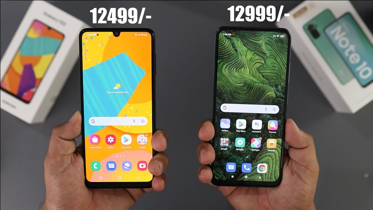 Samsung F22 Vs Redmi Note 10 Comparison & SpeedTest I