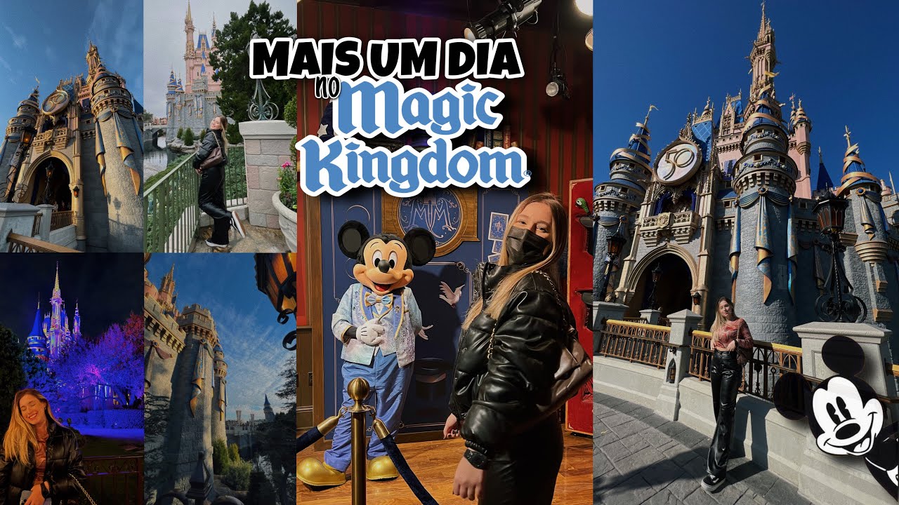 #vlog12 | MAIS UM DIA NO DISNEY MAGIC KINGDOM *muitas atrações e show de fogos* | Camis Jung