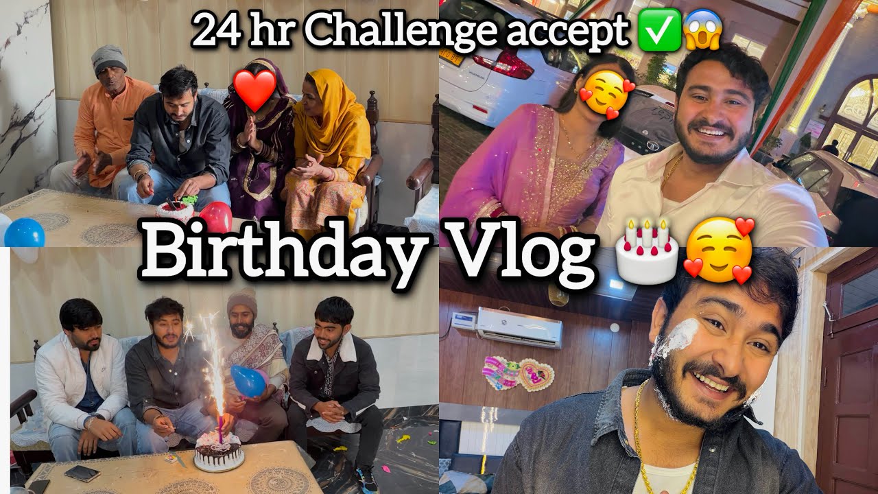 24 hours Challenge 😱|| birthday Vlog 🎂|| Tinku Baba Vlogs