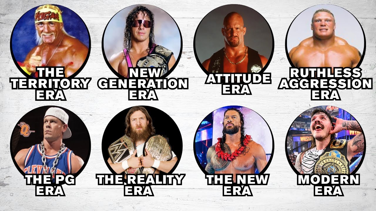 Every WWE Wrestling Era Explained In 11 Minutes