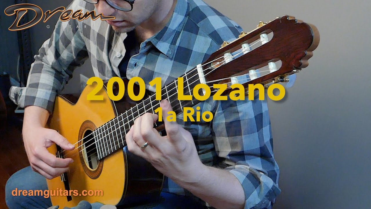 2001 Lozano 1a Rio, Brazilian Rosewood & Spruce