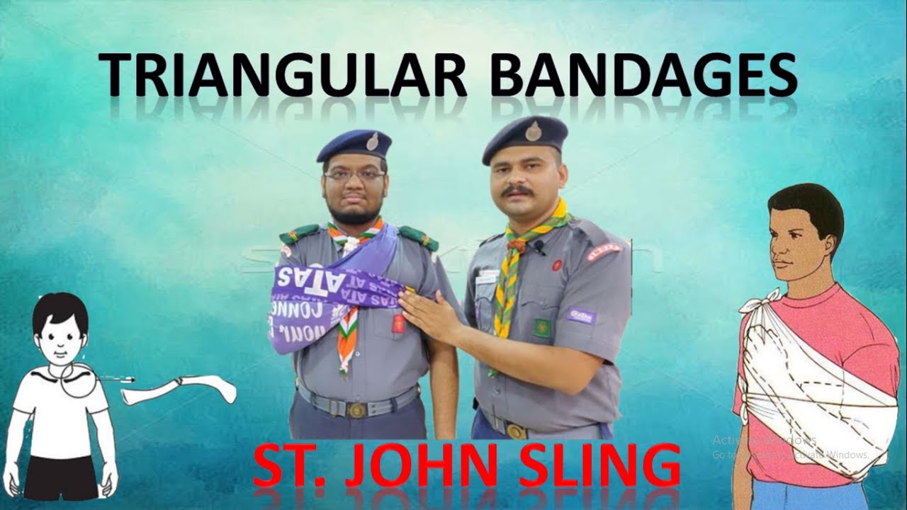 ST. JOHN SLING || FIRST AID || TRIANGULAR BANDAGES