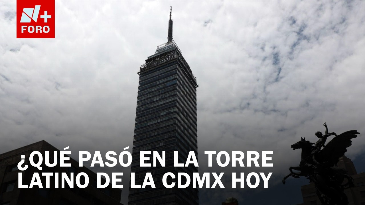 Elevador se detiene con personas en la Torre Latinoamericana de CDMX