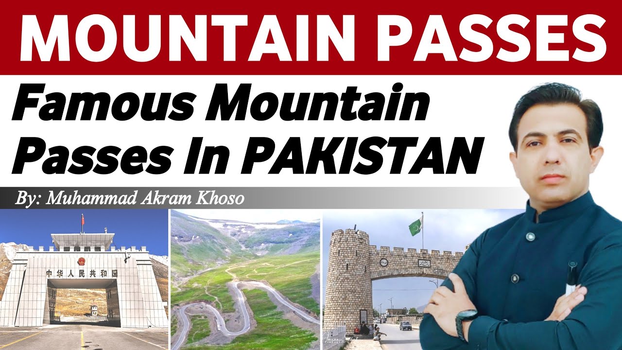 Famous Mountain Passes In Pakistan | Passes | Map Of Pakistan | Muhammad Akram