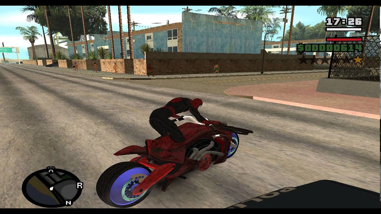 Gta San Andreas Spiderman Mod W.I.P v1.0