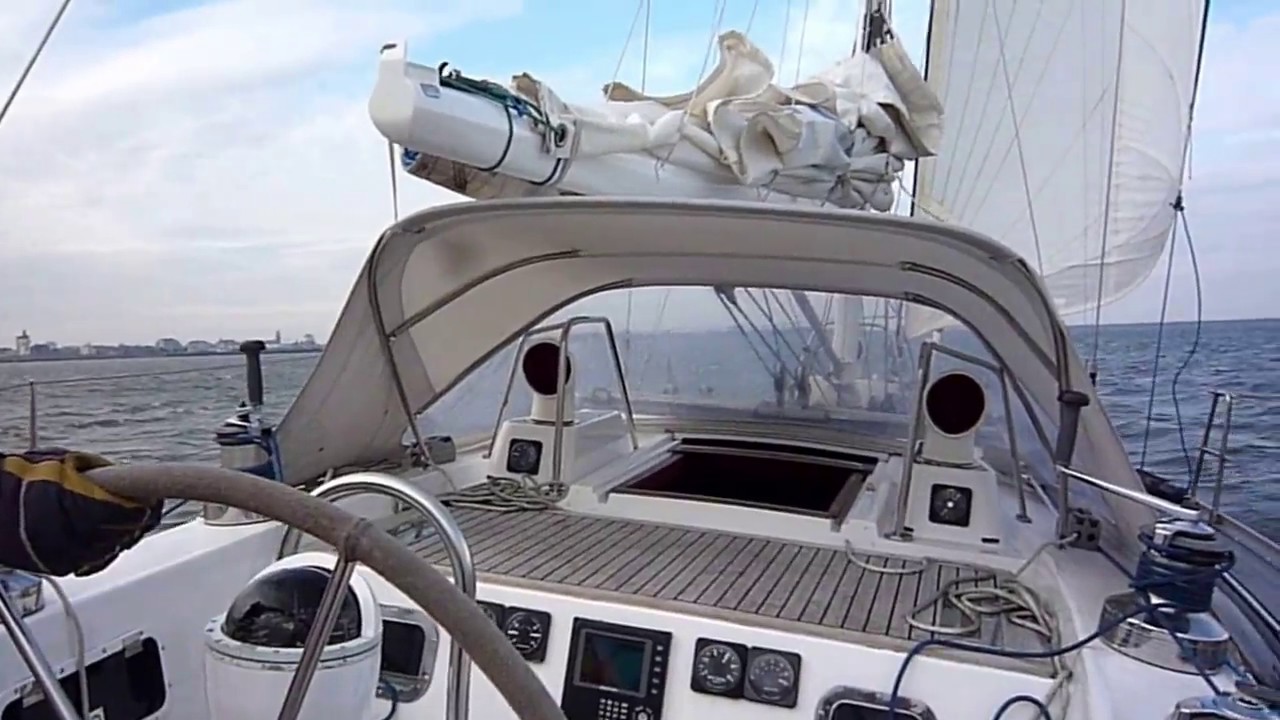 Swan 431 Sparkman & Stephens. Sailing Snow home 1.