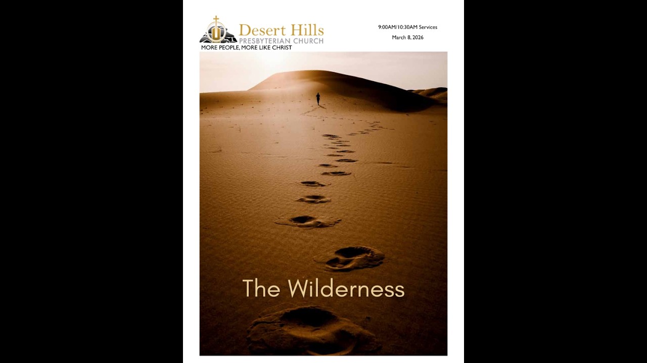 DHPC is Live - Praying in the Wilderness; Mark 1:21-39 | 03-08-26