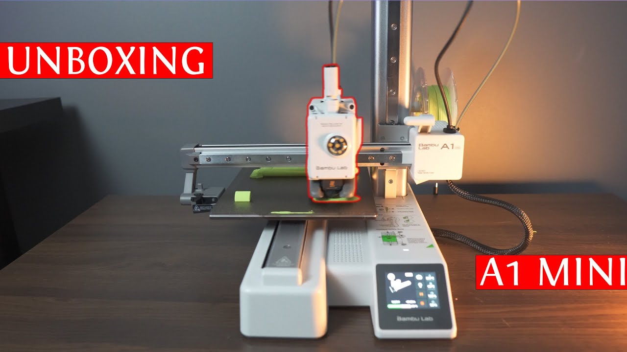 Bambulab A1 MINI UNBOXING, Pierwsze uruchomienie