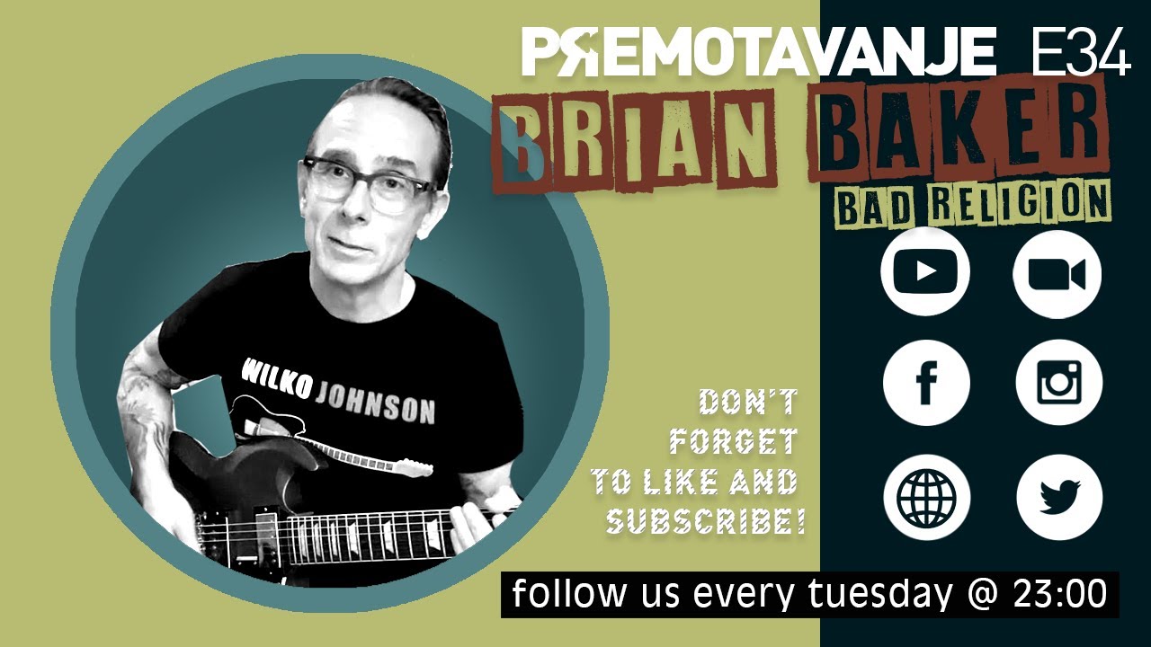 Premotavanje E34 Brian Baker (Bad Religion)