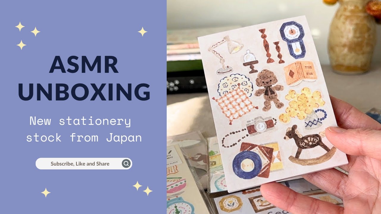 ASMR Unboxing - New Stationery Stock From Japan