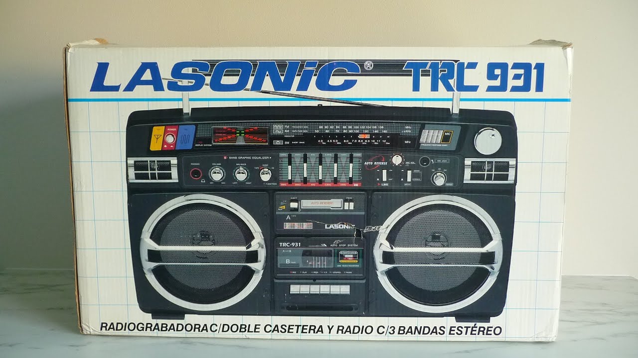 LASONIC TRC-931 Stereo Cassette Recorder 3rd Generation