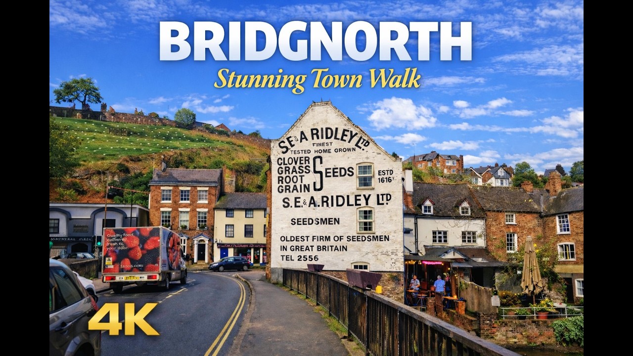 Bridgnorth Walking Tour 🇬🇧 | Exploring the Historic Shropshire Market Town