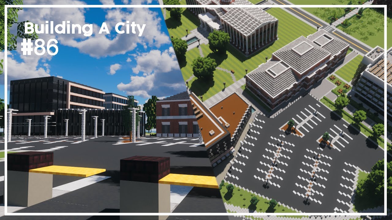 Building A City #86 // University // Minecraft Timelapse