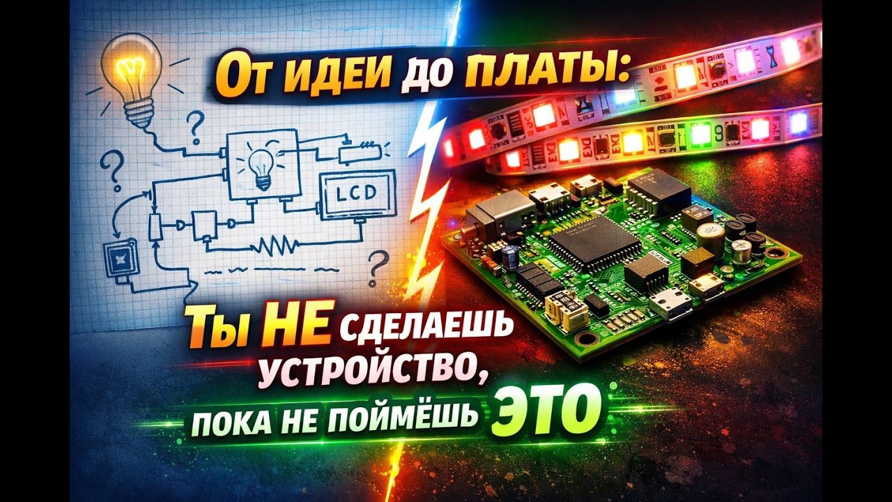 От идеи до готовой платы: цикл разработки электронного устройства
