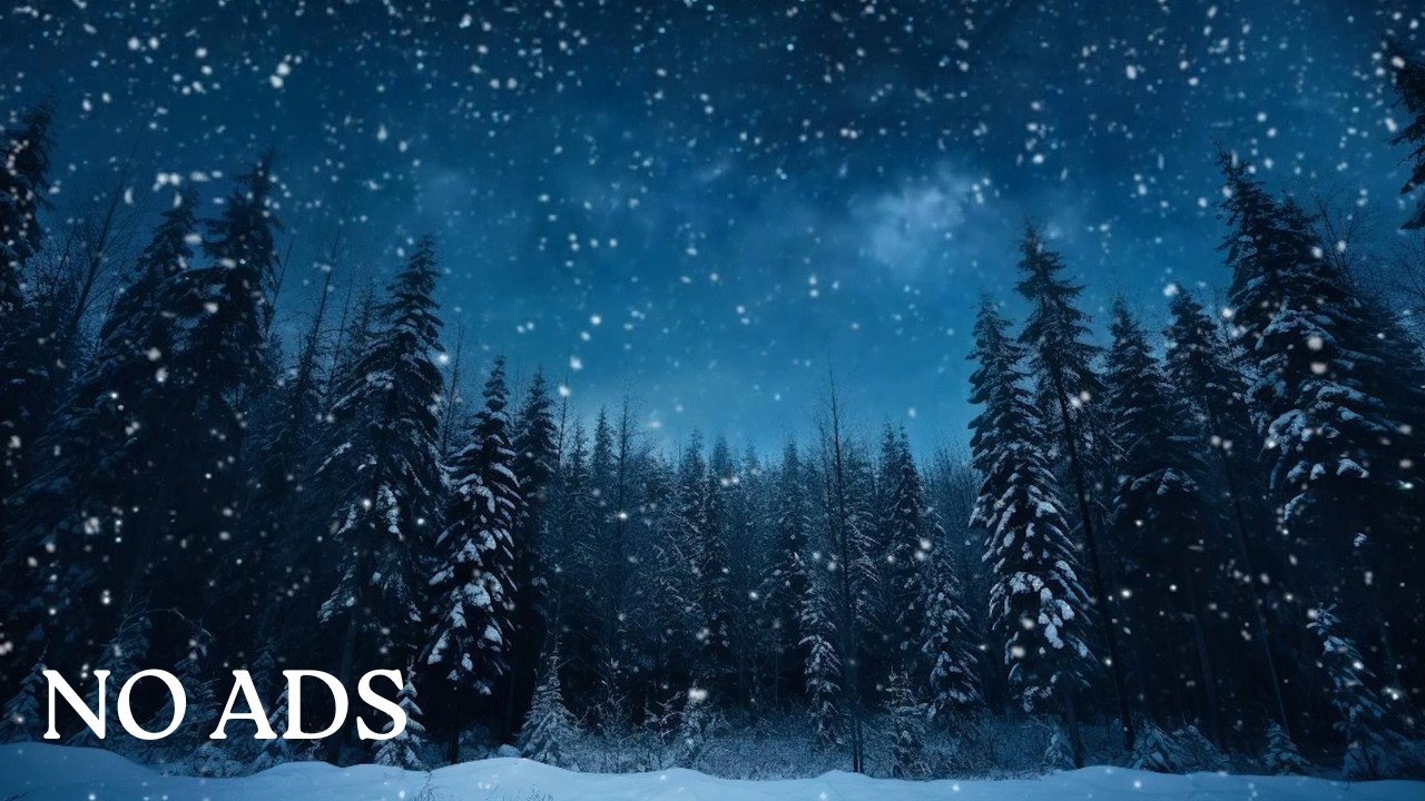 AD FREE| Goodbye Insomnia| Winter Ambience Sounds for Restful Sleep #adfree #noads