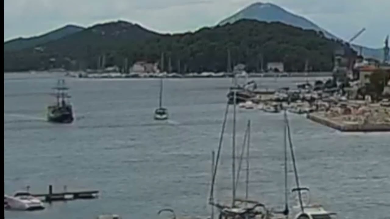 A real Pirat on Mali Losinj Croatia