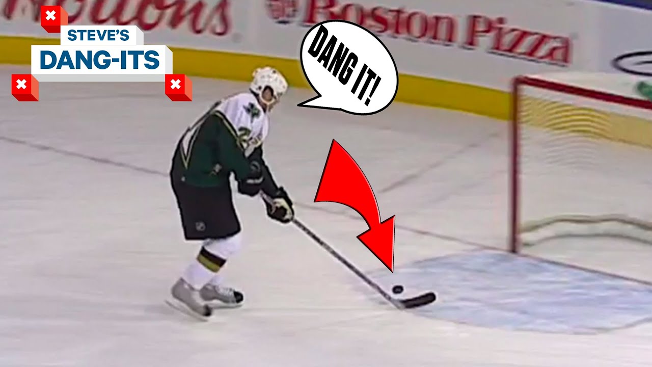 NHL Worst Plays Of All-Time: Patrik Stefan's Empty Net Miss | Steve's Dang-Its