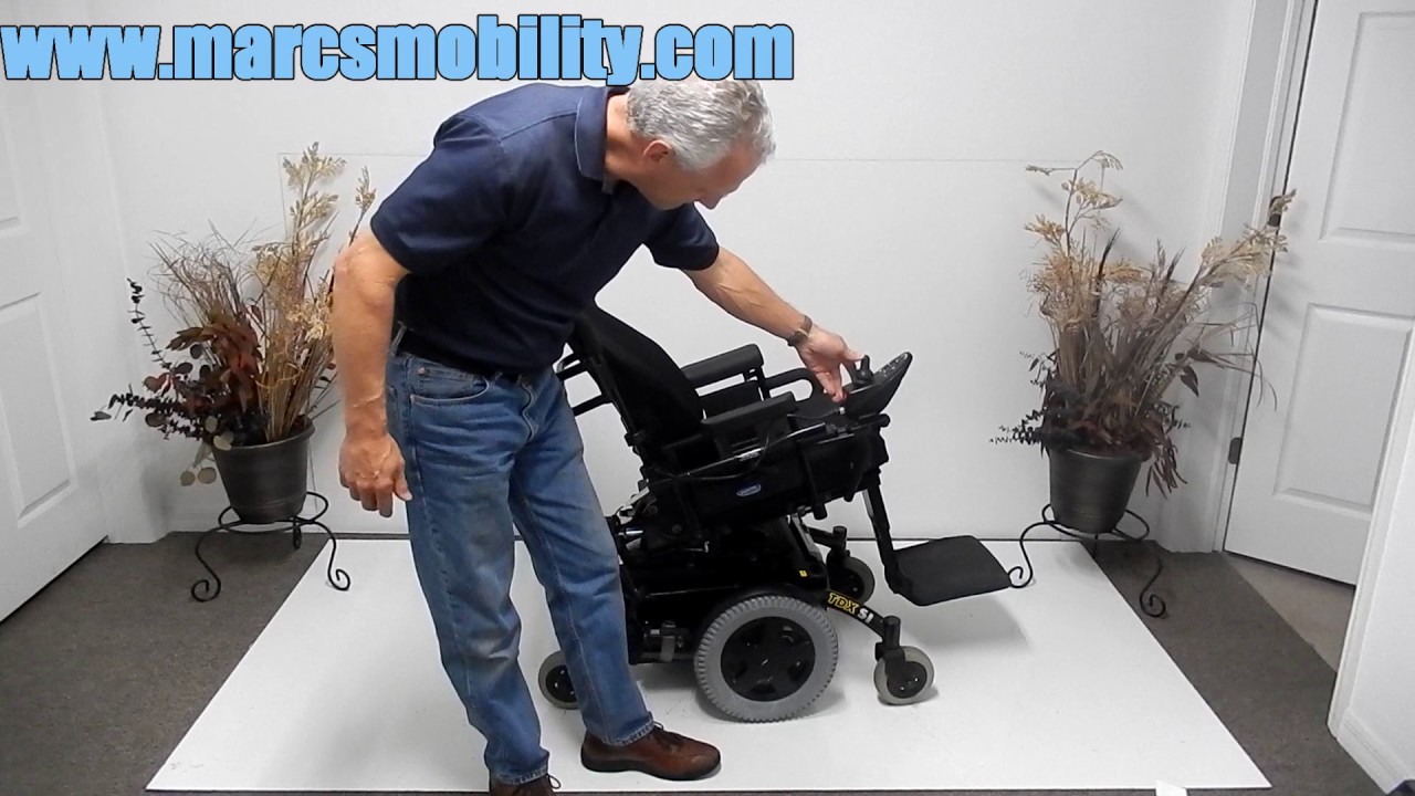 Invacare TDX SI с функцией наклона — б/у кресло с электроприводом