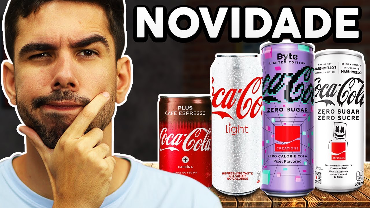 Provamos as Coca-Cola Mais RARAS do Brasil!