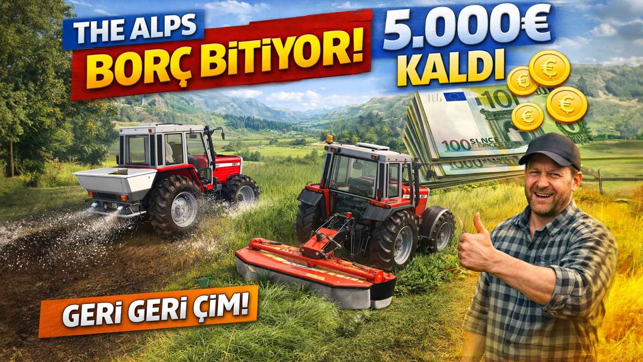 Geri Geri Çim Biçtik! 😅 İlk Marul Satışı! 🥬 Borç Bitiyor | THE ALPS – Bölüm 6
