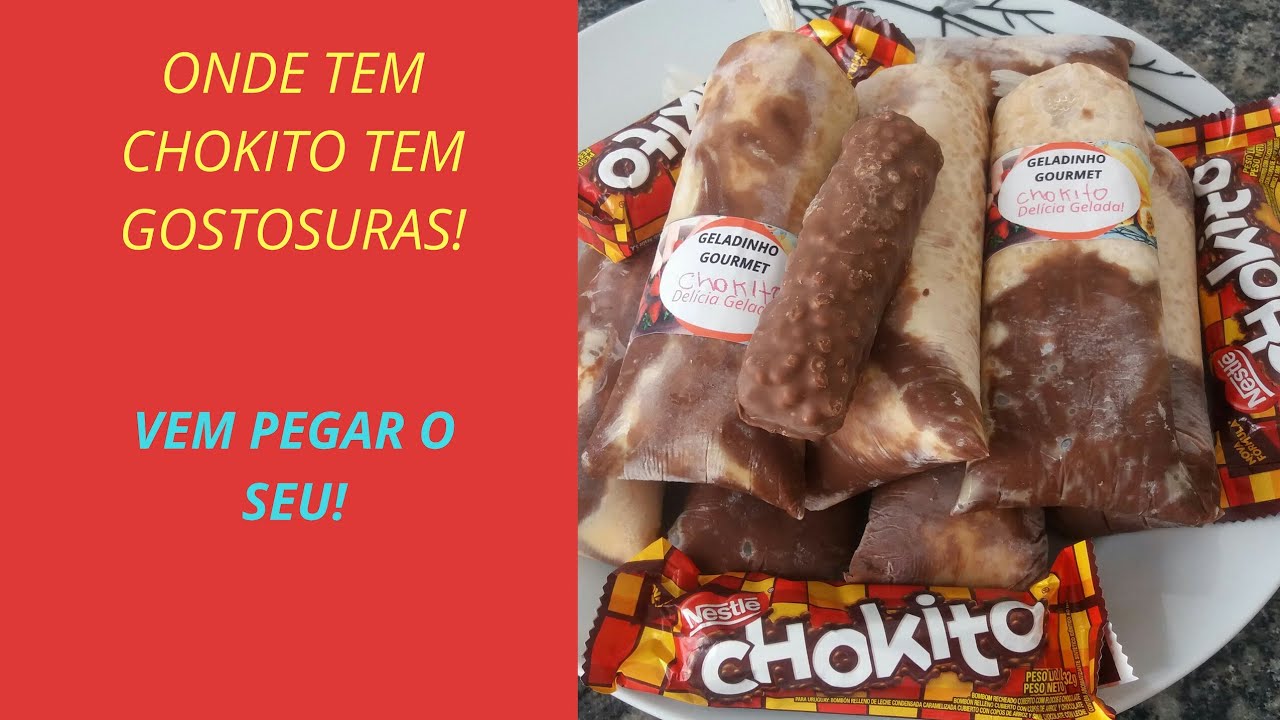 Geladinho gourmet de Chokito.