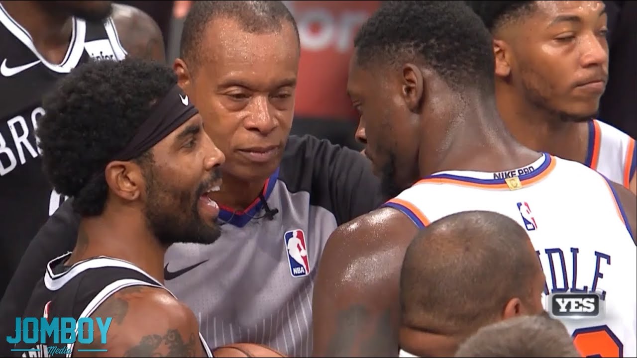 The Knicks and Nets push each other a little and tell each other to relax, a breakdown