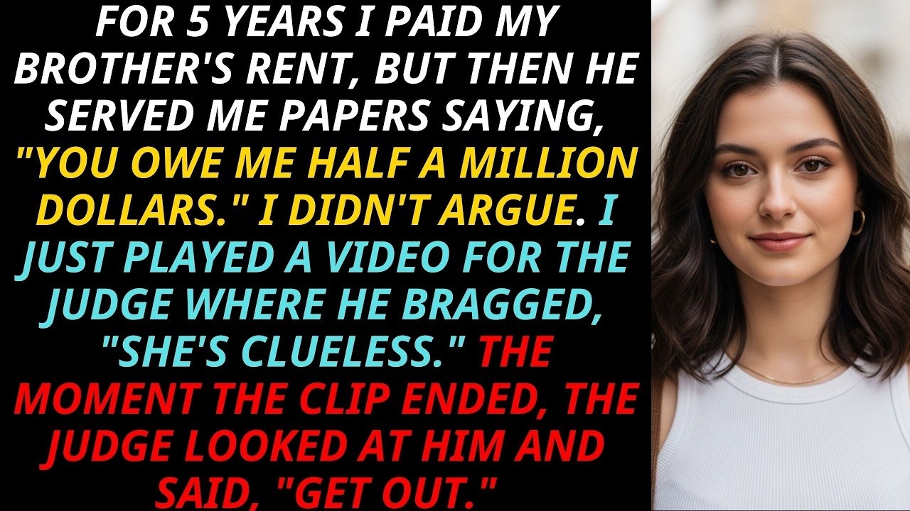 After I Paid His Rent, He Claimed I Owed Him $500K — The Video Said Otherwise