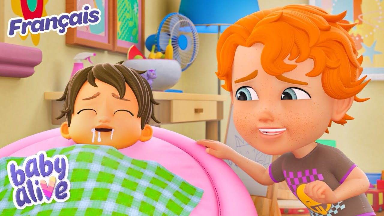 Bébé Bave 💦 Vidéos pour bébés | Baby Alive Français ⭐️ Dessin Animé Pour Bébé