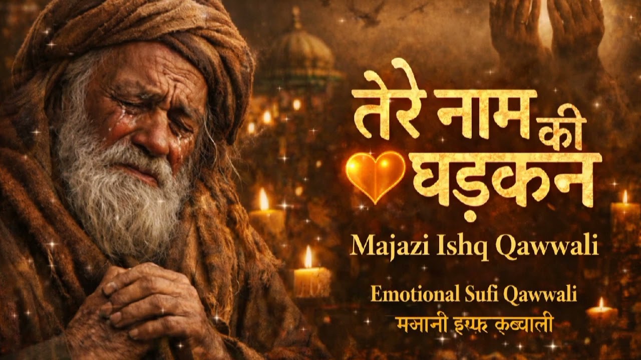 तेरे नाम की धड़कन ❤️ | Majazi Ishq Qawwali | Heart Touching Romantic Sufi Song 2026