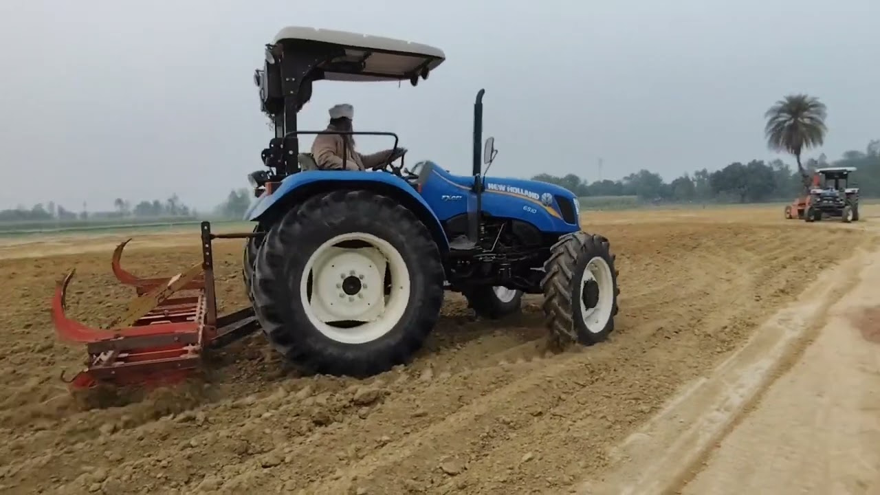 New holland 6510 and cultivater 13 tine (Rahulkisan MAFarmer)