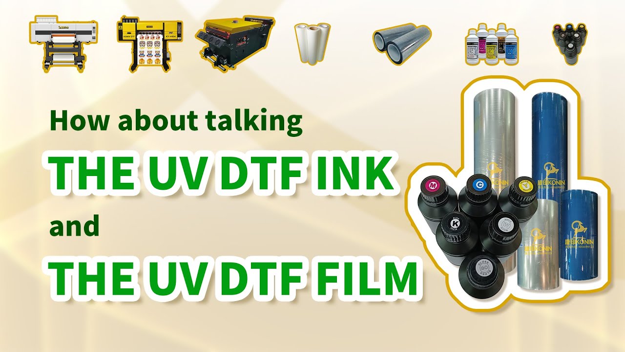 [UV DTF PRINTING] How about talking the UV DTF film and the UV DTF ink? | UV DTF FILM, UV DTF INK