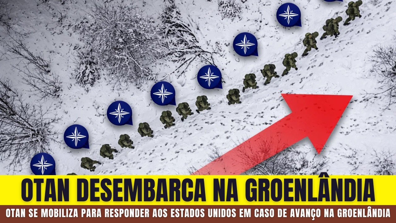 OTAN Usa Força Militar na GROENLÂNDIA Para Conter Trump