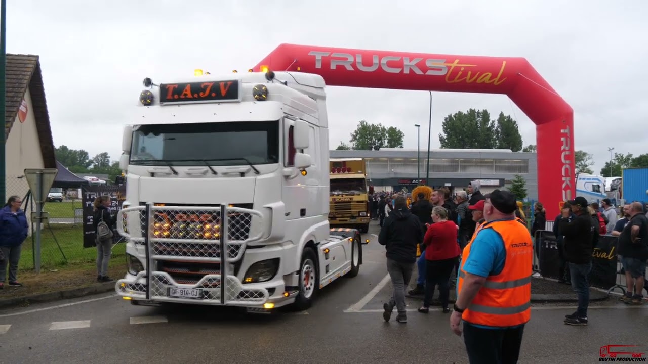 Truckstival 2024 Bletterans départs des camions part 2/2 !