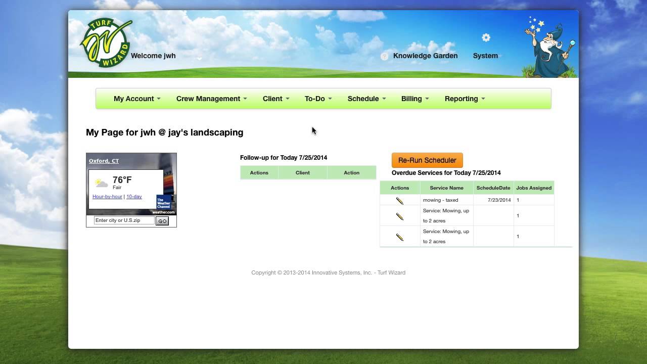 TurfWizard Intro to Scheduling & Billing Software for Landscapers