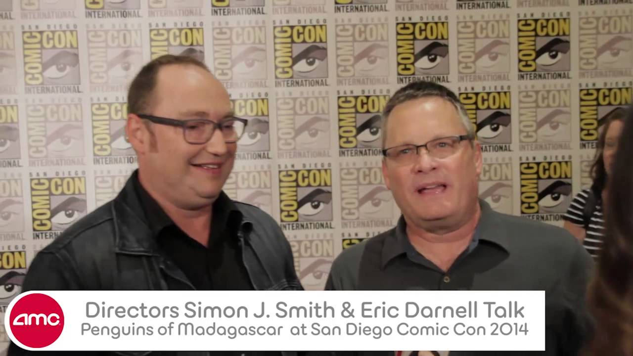 Simon J Smith & Eric Darnell Talk PENGUINS OF MADAGASCAR With AMC At SD Comic Con 2014
