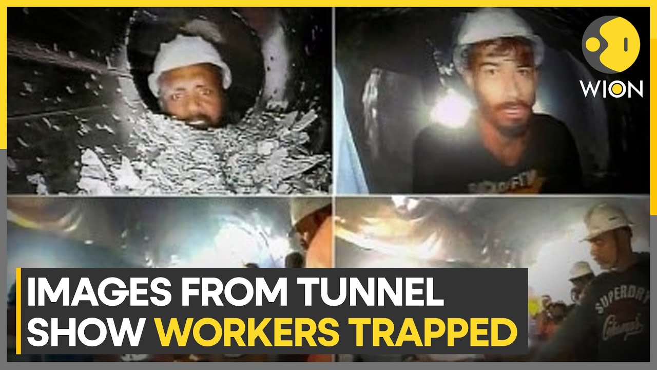 First visuals of workers trapped inside Uttarakhand's tunnel surface | WION
