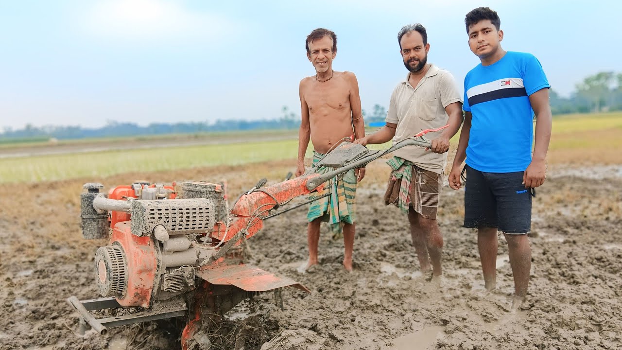পৃথিবীর সেরা কাদা করা মেশিন | mini power tiller price । Best power weeder | agriculture machinery.
