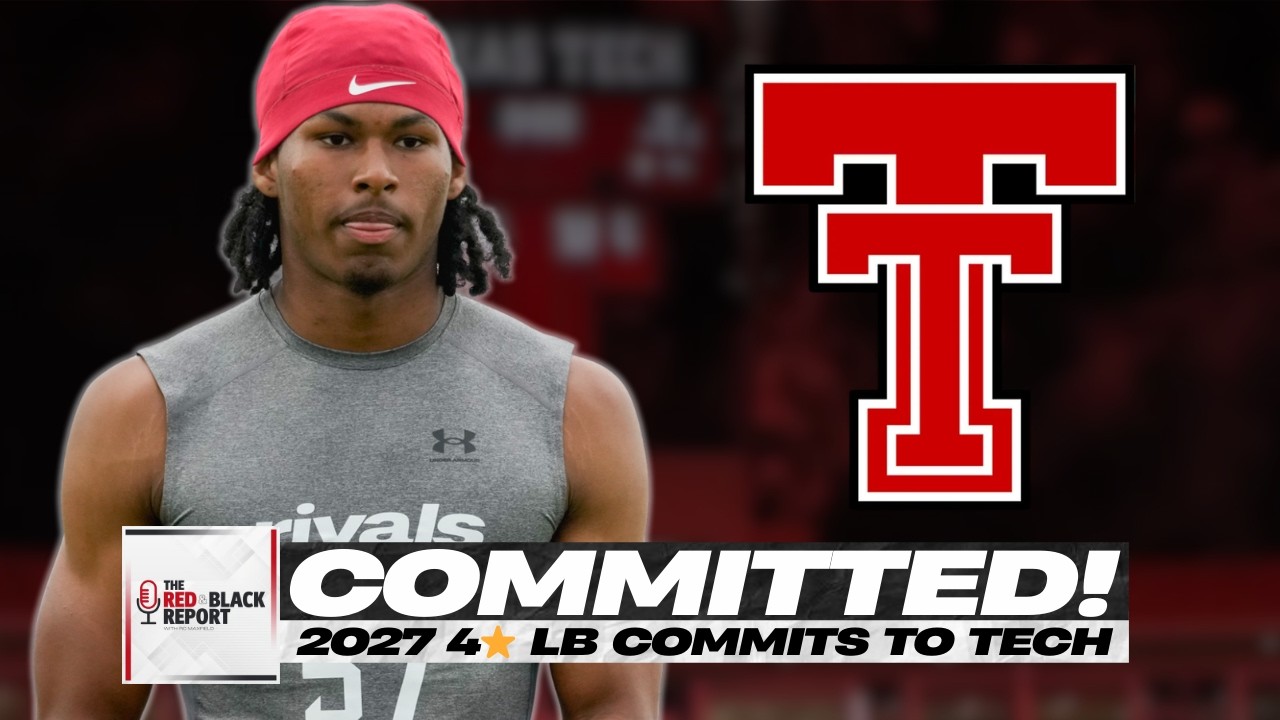 Четырехзвездочный лайнбекер 2027 года выпуска Джадин Нельсон поступил в Техасский технологический...