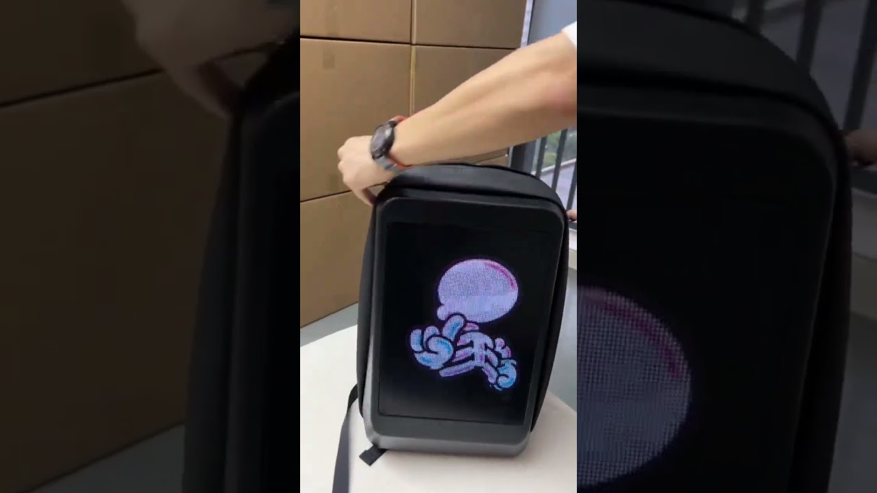 Advertising led backpack.#ledbag#advertising