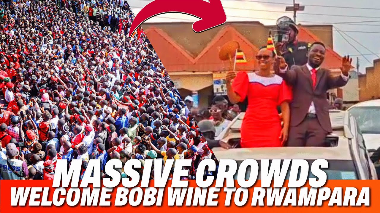 Massive Crowds Welcome Bobi Wine to Rwampara in Defiance of Museveni&rsquo;s Regime!