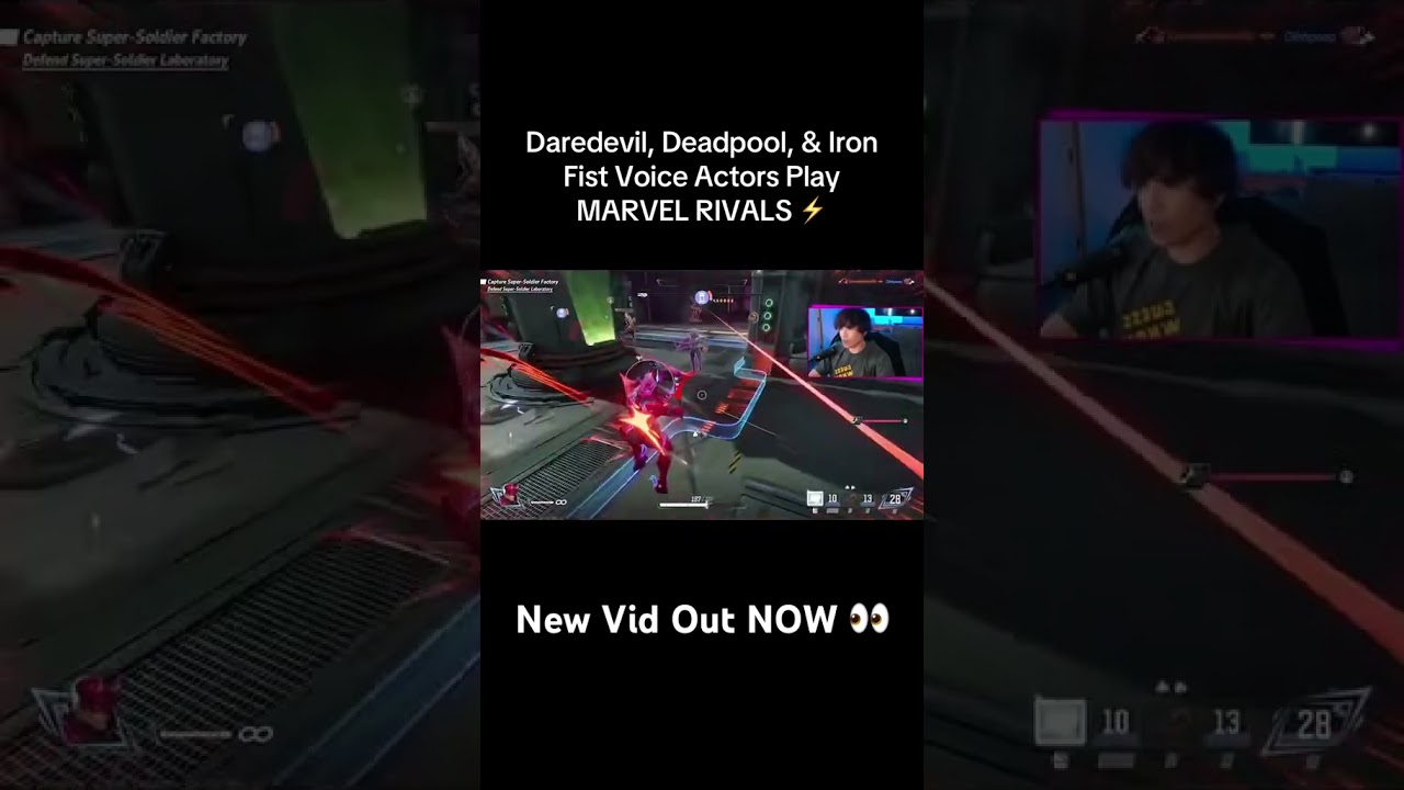 Daredevil, Deadpool, & Iron Fist Voice Actors Play #marvelrivals