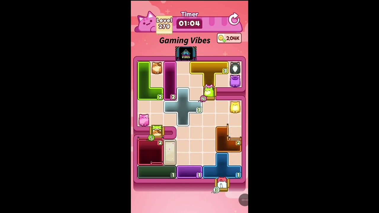 Drop The Cat Level 279 Walkthrough Solution