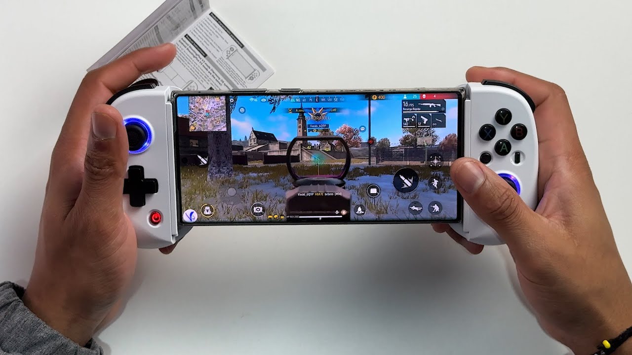 Como Jogar FREE FIRE com Controle  BSP D8