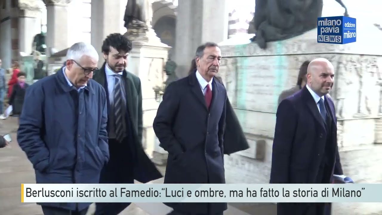 Berlusconi iscritto al Famedio, Sala: “Luci e ombre, ma ha fatto la storia di Milano”