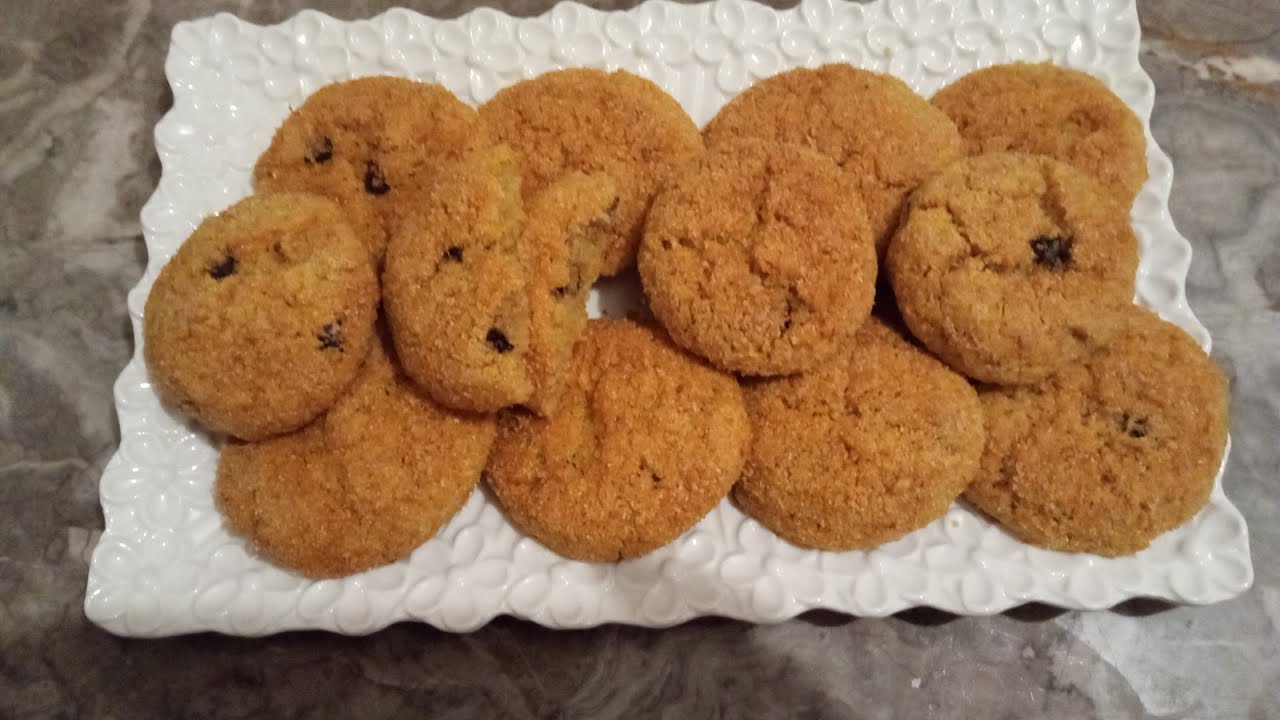حريشات بالنخالة والسميدة والكوك كيجيو غزالين   يستحق التجربه 🍪👍👍
