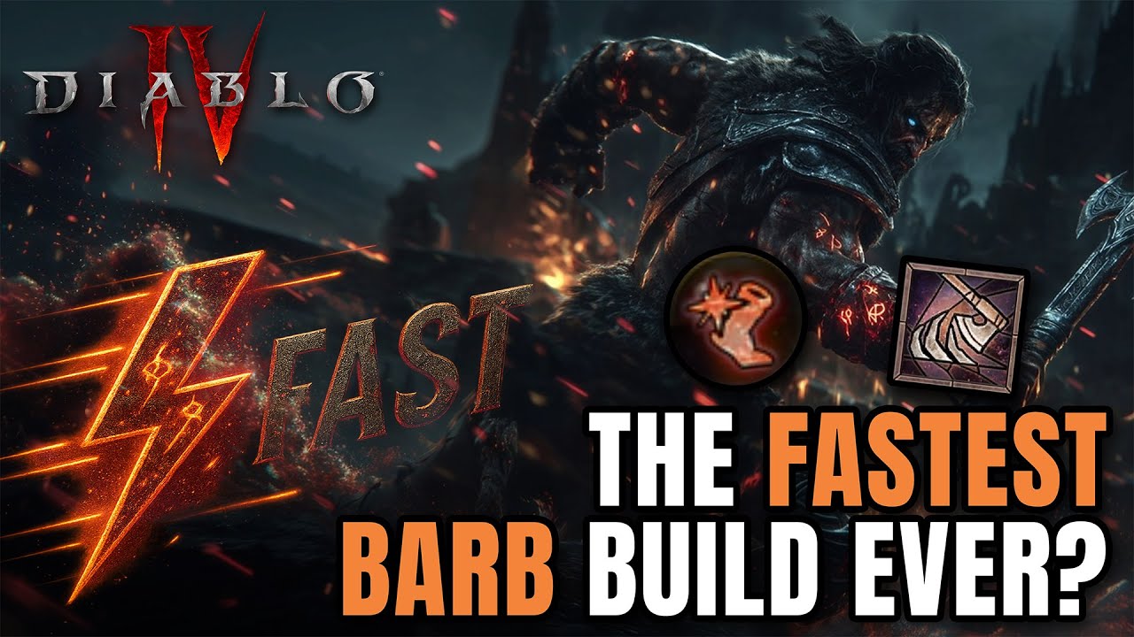 THE FASTEST BARB BUILD EVER in Diablo 4 Season 9