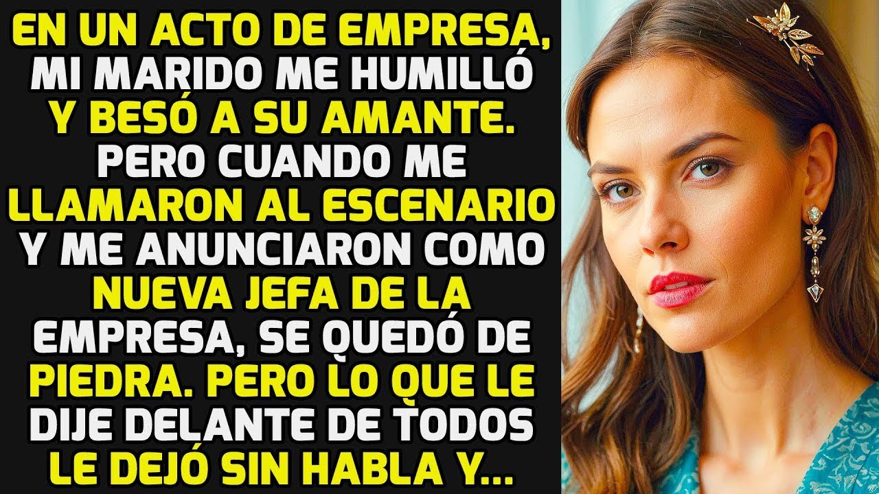 En Un Evento Corporativo, Mi Marido Me Humilló Y Besó A Su Amante, Pero Mi Reacción   HISTORIAS VIDA