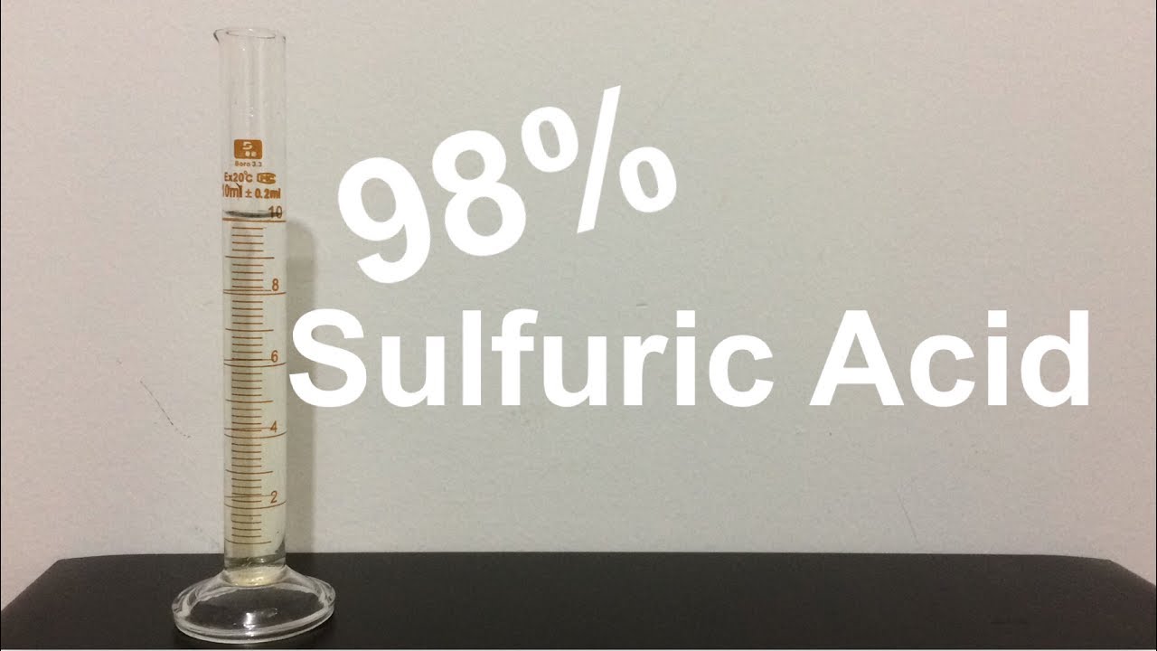 Making 98% Sulfuric Acid by Distillation