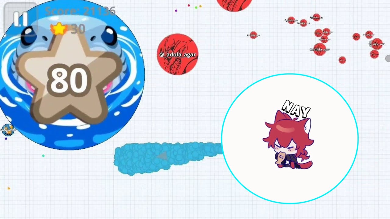 اقاريو دعس اسطوري بالمايكرو وكانونات بدون عد🔥😍 Agar.io Macro